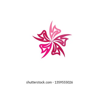 flower vector icon design template illustration
