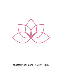 flower vector icon design template illustration