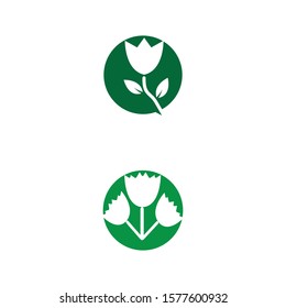 flower vector icon design template illustration
