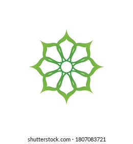 ilustración de diseño de icono de vector de flores