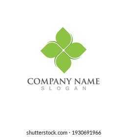 flower vector icon design template illustration