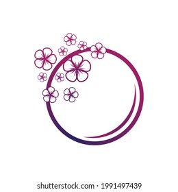 flower vector icon design template illustration