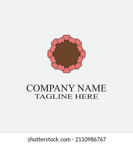 flower vector icon design template illustration