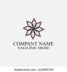 flower vector icon design template illustration