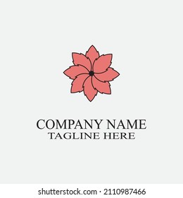 flower vector icon design template illustration