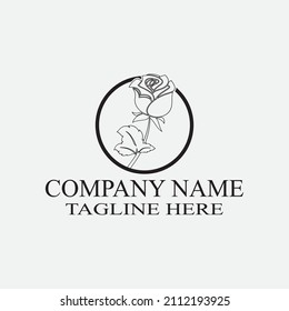 flower vector icon design template illustration