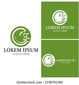 Flower vector icon design template illustration