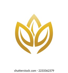 Flower vector icon design template illustration