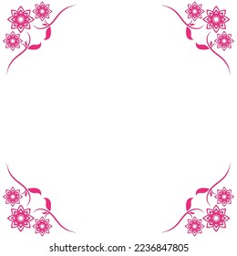 Flower vector icon design template illustration