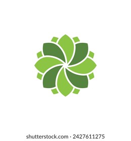 Blumenvektor-Symbol Design-Vorlage Illustration