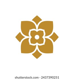 flower vector icon design template illustration