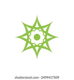 flower vector icon design template illustration