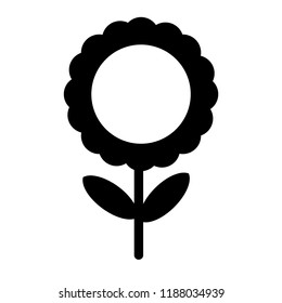 flower vector icon flat design on white background,esp10