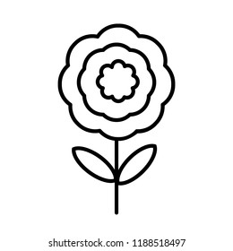 flower vector icon flat design on white background,esp10