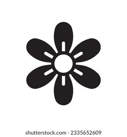 Flower vector icon. Flower flat sign design. Flower symbol pictogram. UX UI icon
