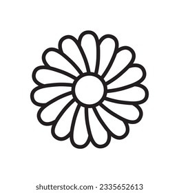 Flower vector icon. Flower flat sign design. Flower symbol pictogram. UX UI icon