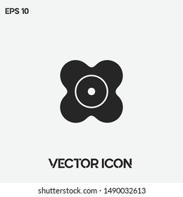 Flower vector icon illustration. Premium quality.