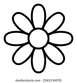 Flower Vector Icon, Lineal style icon, from Agriculture icons collection, isolated on white Background.