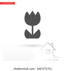 Flower Vector icon . Lorem Ipsum Illustration design
