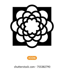 Flower vector icon. Nature Symbol