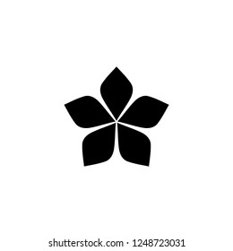 icono del vector de flor. signo de flor sobre fondo blanco. icono de flor para web y aplicación