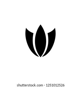 flower vector icon. flower sign on white background. flower icon for web and app