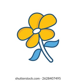 Ícone Vetor de flor ilustração de stock