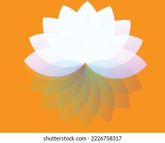 Flower Vector Icon, Flower Symbol Illustration. Flower Logo elegant logo icon Template  Lotus flowers icon Royalty Free Vector Image.