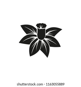 flower vector icon in trendy flat design 