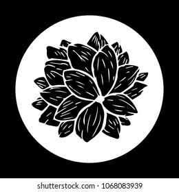 Flower vector illustration.
