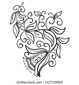 Flower. Vector illustration