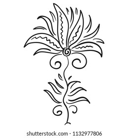 Flower. Vector illustration