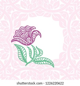 Flower. Vector illustration
