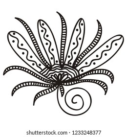 Flower. Vector illustration