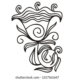 Flower. Vector illustration