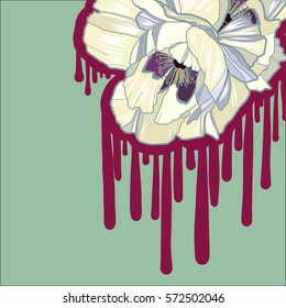 Flower, vector illustration