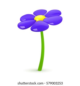 Flower. Vector illustration.