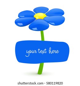 Flower. Vector illustration.