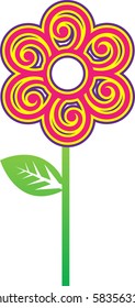 Flower- Vector Illustration