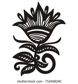 Flower. Vector illustration.