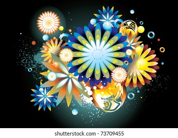 flower vector  illustration