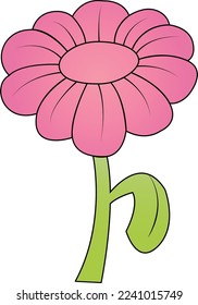  arte de diseño de ilustraciones de vectores de flores