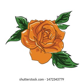 Flower vector Illustration design for background