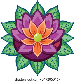 Flower Vector illustration Design  isolated