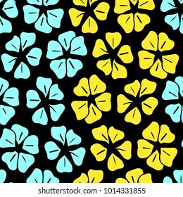 Flower vector illustration. Doodle style. Design, print, logo, decor, textile, paper.