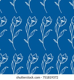 Flower vector illustration. Doodle style. Design, print, logo, decor, textile, paper.