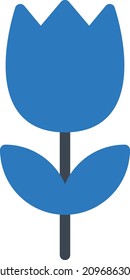 flower vector illustration isolated on a transparent background. glyph vector icons for concept or web graphics.