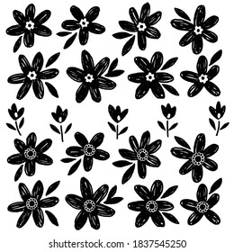 Flower Vektorgrafik-Material abstrakt schön