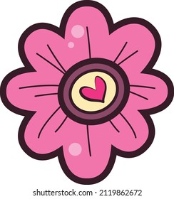 flower Vector illustration on a transparent background.Premium quality symmbols.Vector line flat icon for concept and graphic design.
