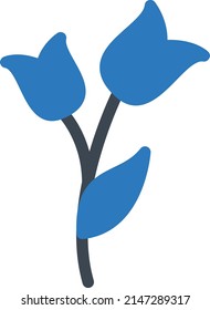 ilustración de flor vectorial en un fondo transparente. Símbolos de calidad premium. Icono vector glifos para concepto y diseño gráfico.